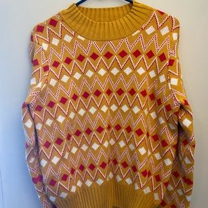 Patterned sweater